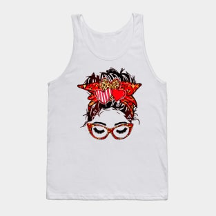 Glasses with cute hearts Tank Top